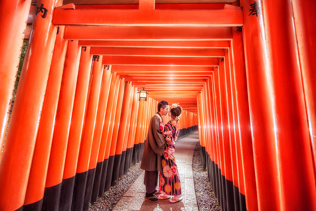 日本京都櫻花婚紗,海外婚紗婚禮專業團隊,京都旅遊拍照婚紗,日本櫻花楓葉婚紗