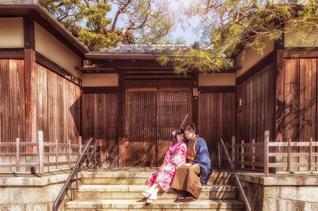 日本京都櫻花婚紗,海外婚紗婚禮專業團隊,京都旅遊拍照婚紗,日本櫻花楓葉婚紗