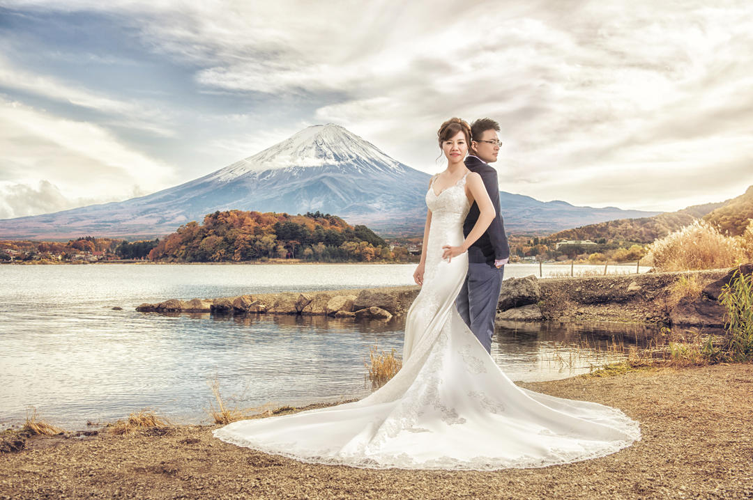 海外婚紗 富士山婚紗 河口湖婚紗 海外婚禮婚紗團隊 海外婚紗收費表 海外招募行程