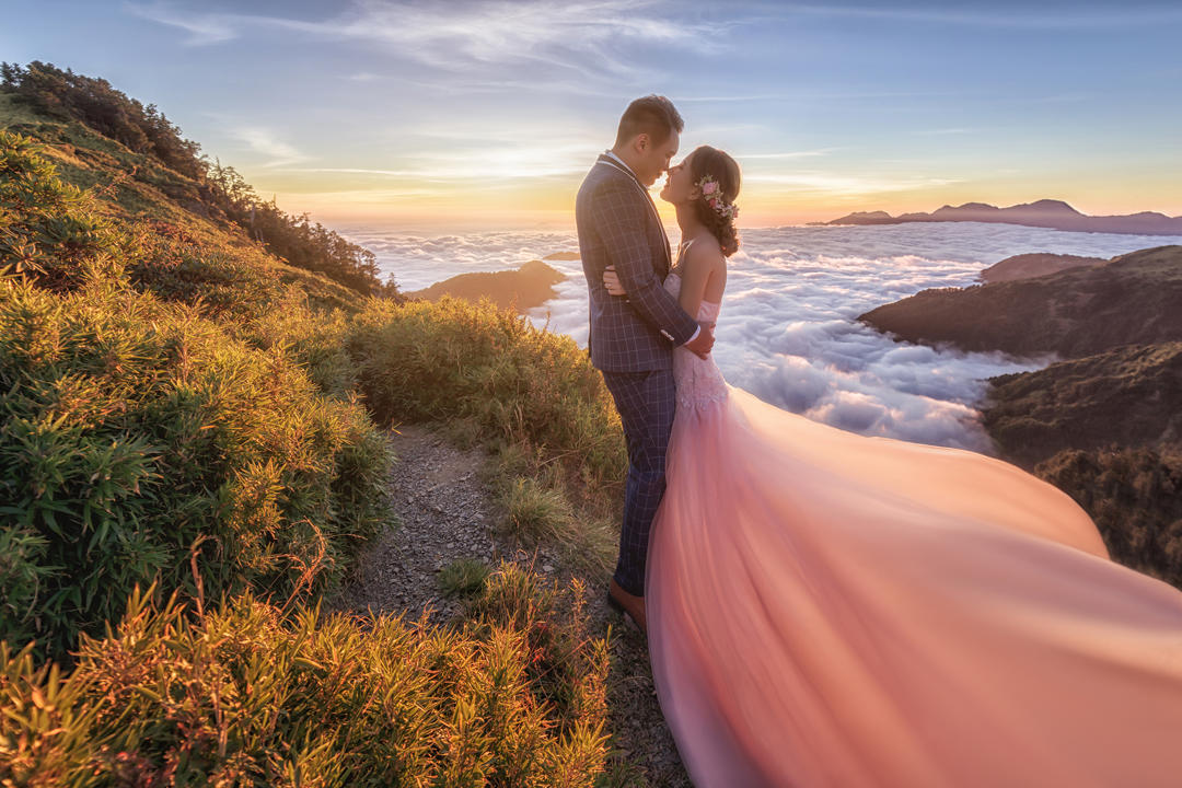 台灣婚紗,武嶺雲海,老英格蘭婚紗,高山婚紗