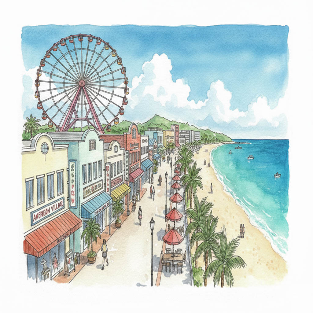 沖繩美國村包車旅拍